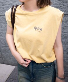 WEGO ヴィンテージウォッシュタックノースリーブT