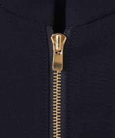 BEIGE， 【洗える】JASMINE / スタンドカラージップブラウス