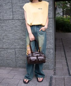 WEGO ヴィンテージウォッシュタックノースリーブT