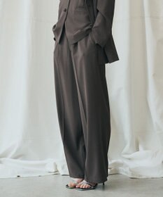uncrave クールタッチツイル ストレートパンツ スレート