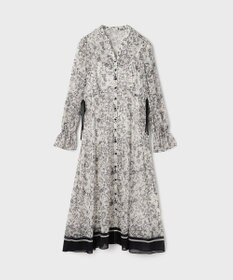 GRACE CONTINENTAL ドロストティアードフレアワンピース