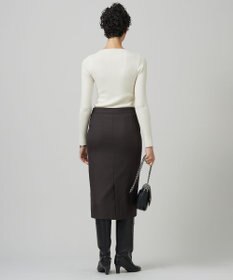 ICB L 【洗える】プロヴィスウールツイル  タイトスカート