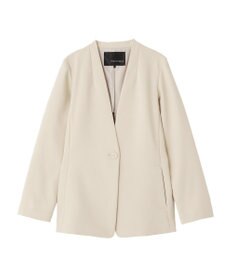 YECCA VECCA ストレッチノーカラージャケット