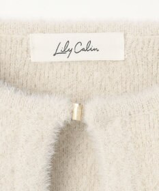 ANY SIS L 【洗える】フェザーニット カーディガン