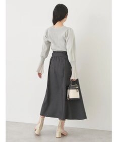 earth music&ecology 袖ポイントニットプルオーバー