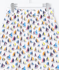 23区GOLF 【WOMEN】【吸水速乾・UVケア】マルチヨットプリント スカート