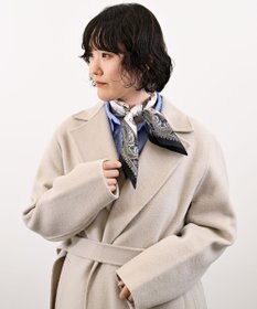 Marca 【伝統横濱スカーフ】ホルン  小判 シルクツイル スカーフ