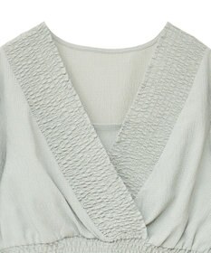 earth music&ecology ＳＥＴ２点カシュクールプルオーバー＋キャミワンピース