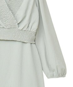 earth music&ecology ＳＥＴ２点カシュクールプルオーバー＋キャミワンピース