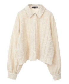 Green Parks ・ＳＵＧＡＲ　ＳＰＯＯＮ　カットレースショートシャツ