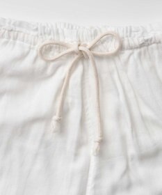 京和晒綿紗 【紗栄子さん愛用パジャマの色違い/UNISEX】ガーゼパジャマ 2重合わせ 白