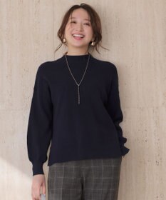 ANY SIS CICA加工 ビューティ畔ボトルネック ニット