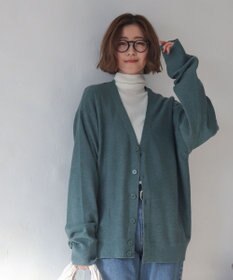 WEGO 【WEB限定/2025年秋冬新作//洗濯可/MLサイズ展開/ユニセックス着用ITEM】ドロップショルダーカーディガン