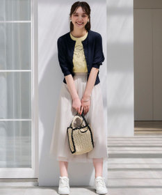 ANY SIS 【接触冷感 / UVケア】ハーフスリーブ カーディガン