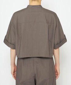 uncrave 【洗濯機洗い可】カラータイプライター ショートシャツ（uncrave WHITE）