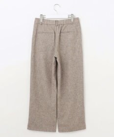J.PRESS LADIES T/W シャブレーツイル セミワイド パンツ