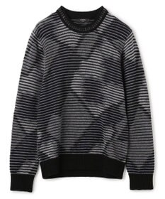 JOSEPH HOMME モロッカンブラインドジャガード　クルーネックニット