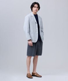 J.PRESS MEN 【J.PRES ORIGINALS】【UNISEX】Cordlane Seersucker 3B Sack Jacket