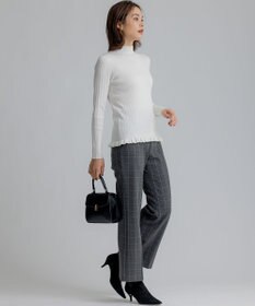 組曲 リブハイネック  ニット