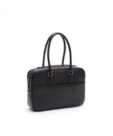 A.D.M.J. 牛革 ボストンバッグ 28cm※SILVER金具