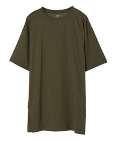 Green Parks 汗じみ防止クルーネックスリットチュニック