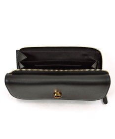 UNBILLION ペルケ perche ジェムストーンヒネリかぶせ長財布