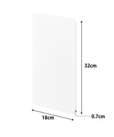 tower マグネットレンジガード タワー 4枚パネル ホワイト