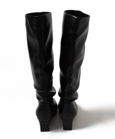 WEGO シャーリングポインテッドロングブーツ