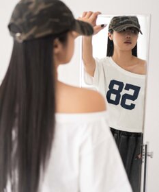 WEGO 2WAYオフショルショートT