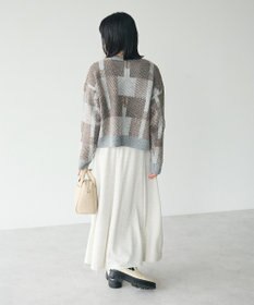 CRAFT STANDARD BOUTIQUE 洗える/チェック柄ニットプルオーバー
