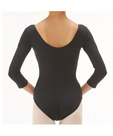 Chacott 丸首７分袖レオタード（ロイヤルスムース）