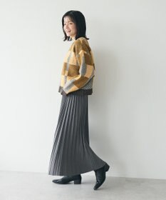 CRAFT STANDARD BOUTIQUE 洗える/チェック柄ニットプルオーバー