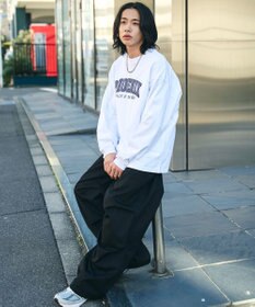 WEGO 【２点SET】アクセ付きグラフィックプリントT（LS）