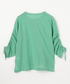 ANY L シアーシャーリングスリーブニット