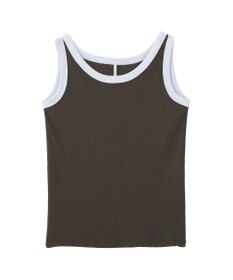 AMERICAN HOLIC バイカラーテレコタンクトップ
