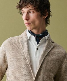 JOSEPH ABBOUD 【日本製】RCF綿ローン ペイズリープリント スカーフ