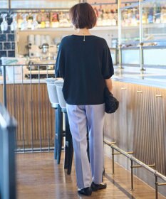 自由区 【好評につき新色追加・9色展開・洗える・XSサイズあり】クレープストレッチドルマン ニット