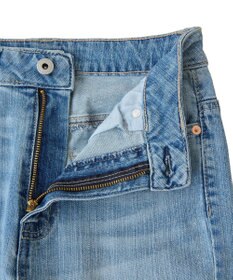 earth music&ecology セルフカットフレアデニムパンツ