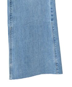 earth music&ecology セルフカットフレアデニムパンツ