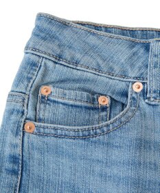 earth music&ecology セルフカットフレアデニムパンツ