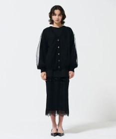 GRACE CONTINENTAL オーバーチュールニットカーディガン