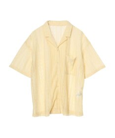 earth music&ecology フラワーレースシャツ