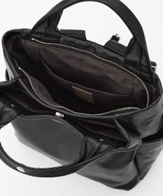 russet ＜約10リットル/690g＞2ハンドルレザーリュックサック(SF-259)