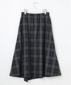J.PRESS LADIES L 【WEB限定カラーあり・洗える】SOFT SHEER チェック フレア スカート