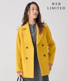 J.PRESS LADIES L 【WEB限定カラーあり】Jackal ソフトメルトン Pコート 【WEB限定】イエロー系