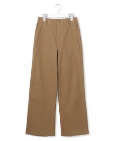 23区 L 【先行予約】ピーチストレッチギャバ ワイドパンツ