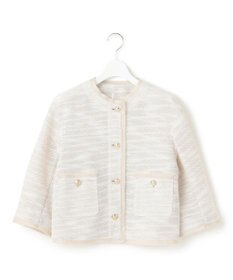 23区 サマーツイード 7分袖 ジャケット