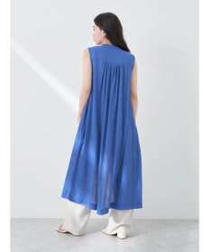 earth music&ecology ノースリーブギャザーワンピース