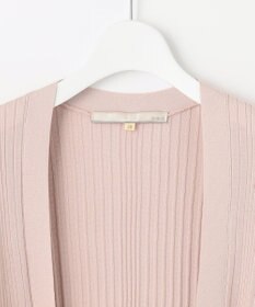 自由区 【洗える】ハイツイストコットンアセテート ニットカーディガン