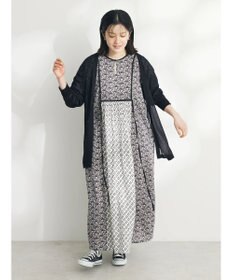 CRAFT STANDARD BOUTIQUE インド綿混エスニック切替ワンピース